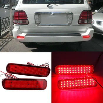 Auto LED Zadný Nárazník Reflektor Brzdové Svetlo Chvost Lampa pre Toyota Land Cruiser 100/Cygnus LX470