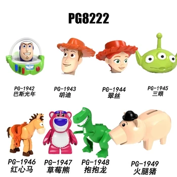 Stavebné Bloky Príbeh 4 Čerpanie Série Tehly Buzz Lightyear Woody Jessie Údaje Zbierku Hračiek Pre Deti PG8222