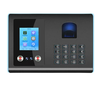Biometrický snímač Odtlačkov Času na Rozpoznávanie Tváre Dochádzky Stroj TFT LCD Displej USB Elektrické Dochádzkový Systém